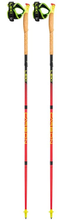 Bâton Leki Ultratrail Fx.One Bright Red Black Neon Yellow