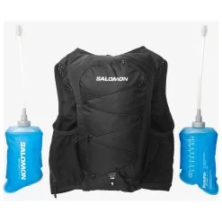 Gilet Trail Salomon Active Skin 8 Wmn With Flask Black Black -Outdoor Soldes a6d35e7fb0714f1deb4884a29fdbf716841e4611 E23SALOACC3376322 901