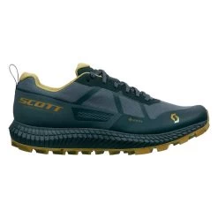 Chaussures De Trail Scott Supertrac 3 Gtx Black Mud Green