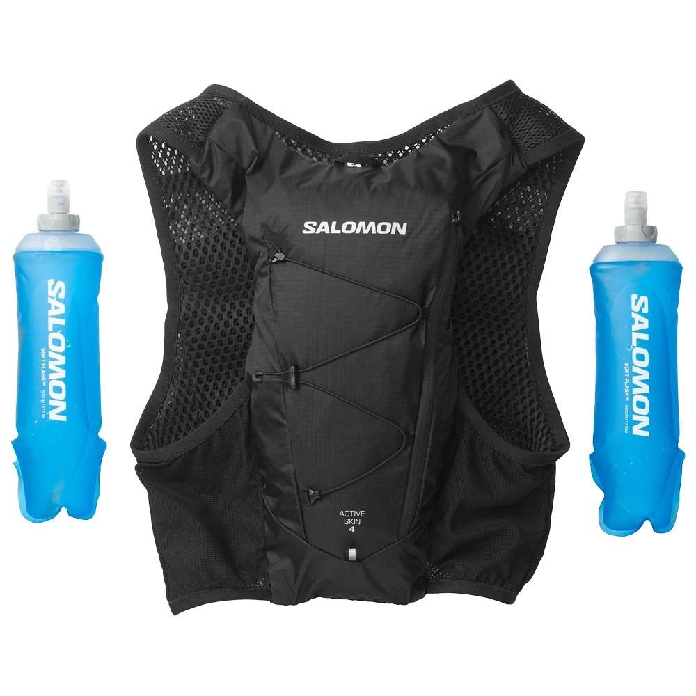 Gilet Trail Salomon Active Skin 4 With Flask Black Black 5 Gilet Trail Salomon Active Skin 4 With Flask Black Black – Image 5